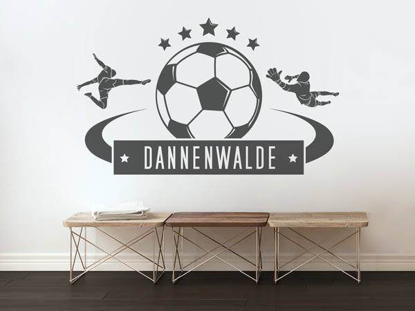 Wandtattoo Dannenwalde Fußball