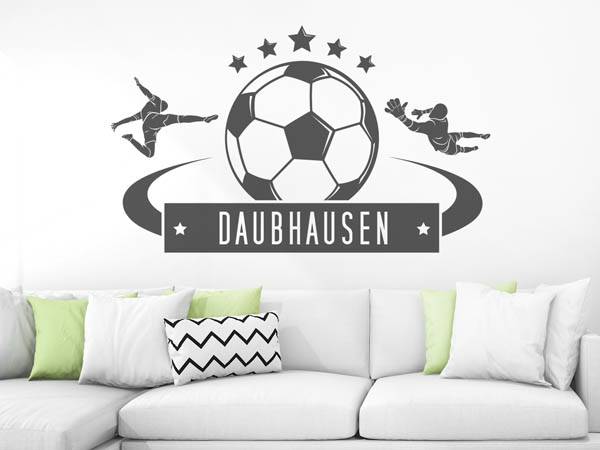 Wandtattoo Daubhausen Fußball