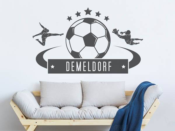 Wandtattoo Demeldorf Fußball