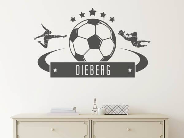Wandtattoo Dieberg Fußball