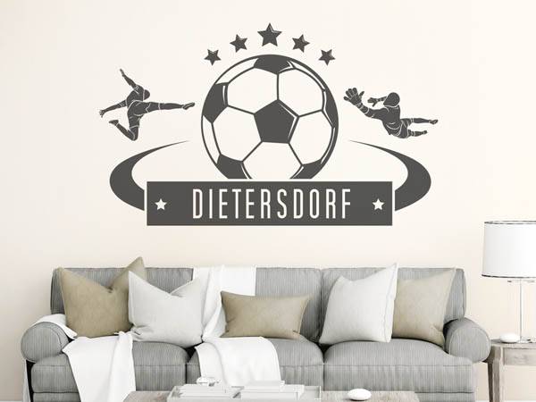 Wandtattoo Dietersdorf Fußball