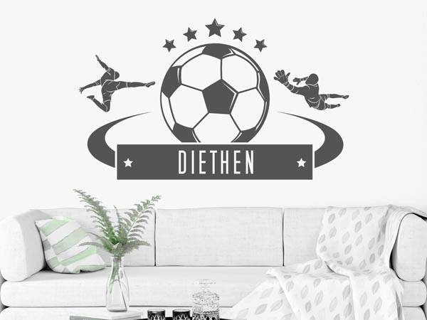 Wandtattoo Diethen Fußball