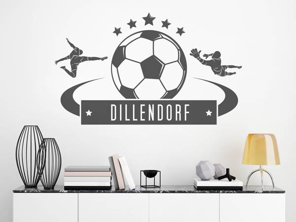 Wandtattoo Dillendorf Fußball