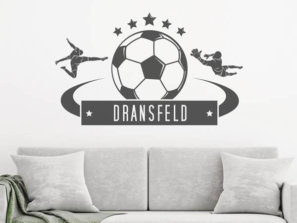 Wandtattoo Dransfeld Fußball