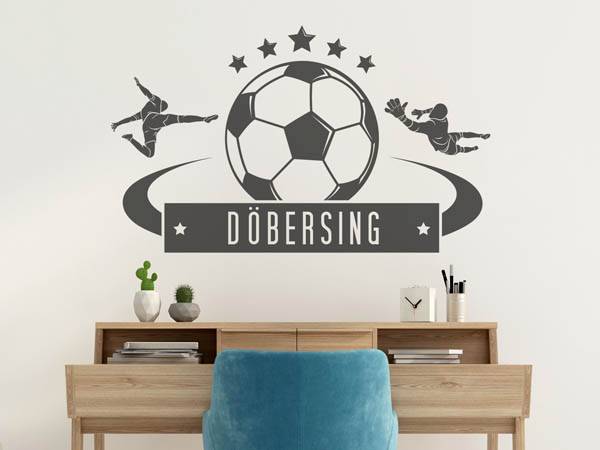 Wandtattoo Döbersing Fußball