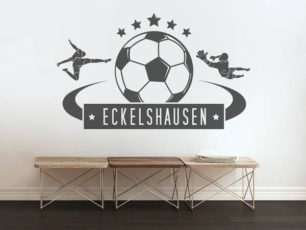 Wandtattoo Eckelshausen Fußball