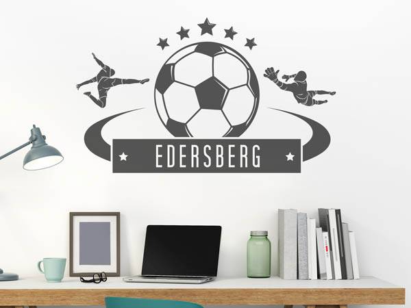 Wandtattoo Edersberg Fußball