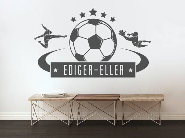Wandtattoo Ediger-Eller Fußball