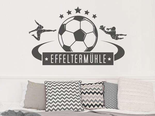 Wandtattoo Effeltermühle Fußball