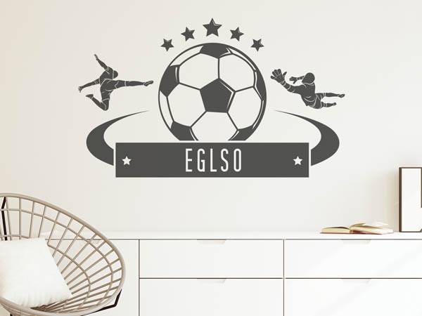 Wandtattoo Eglso Fußball