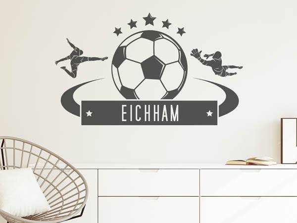 Wandtattoo Eichham Fußball