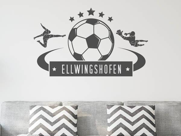 Wandtattoo Ellwingshofen Fußball