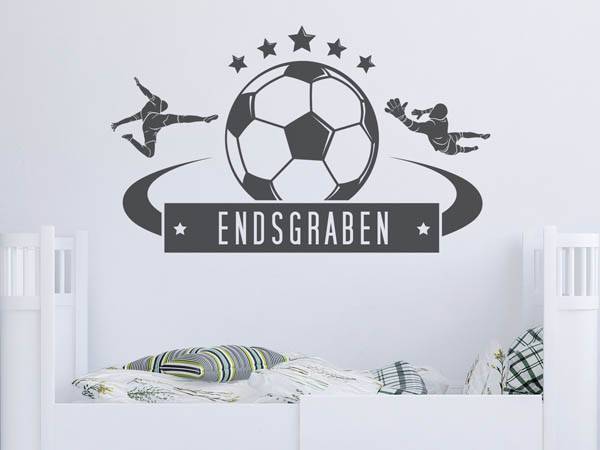 Wandtattoo Endsgraben Fußball