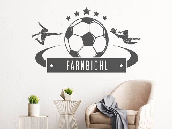 Wandtattoo Farnbichl Fußball