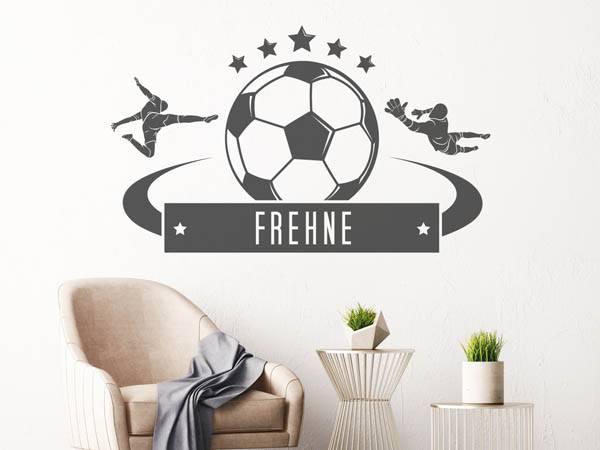 Wandtattoo Frehne Fußball