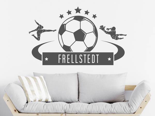 Wandtattoo Frellstedt Fußball