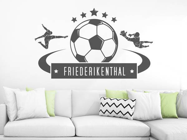 Wandtattoo Friederikenthal Fußball