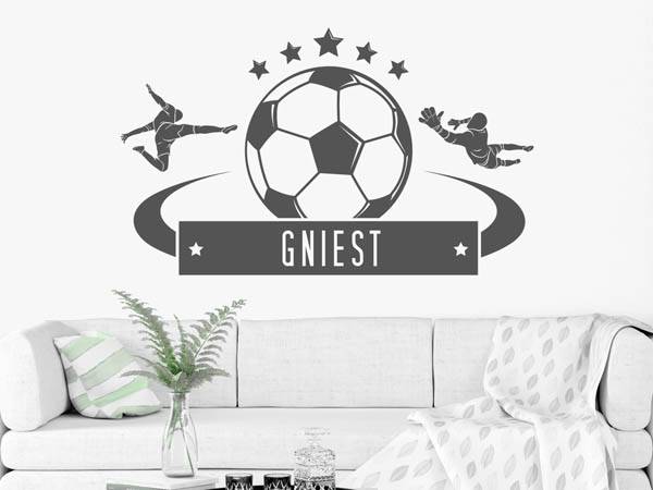 Wandtattoo Gniest Fußball