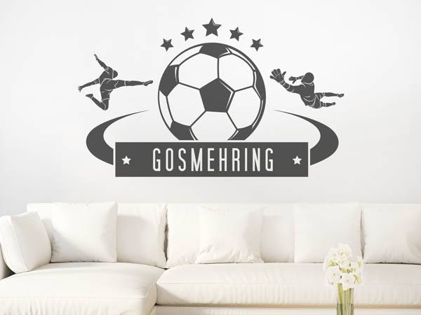 Wandtattoo Gosmehring Fußball