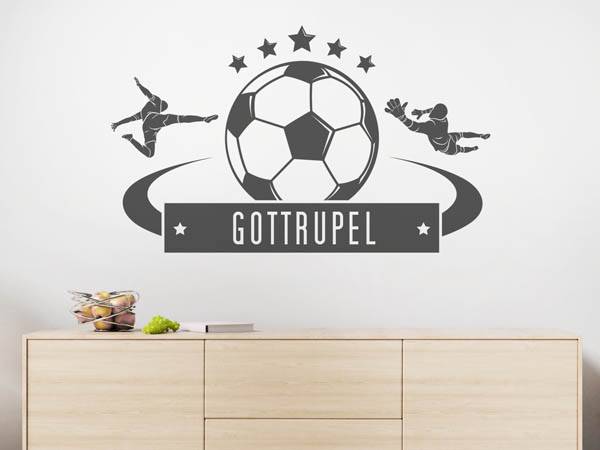 Wandtattoo Gottrupel Fußball