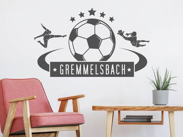 Wandtattoo Gremmelsbach Fußball