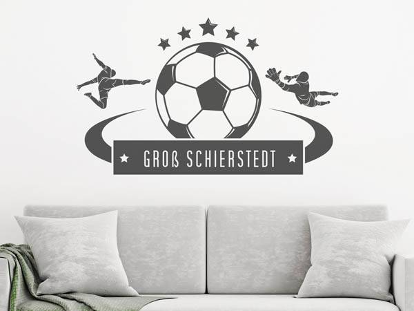 Wandtattoo Groß Schierstedt Fußball