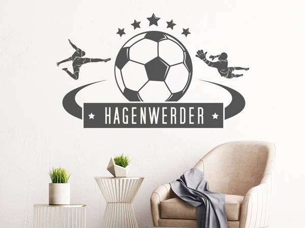 Wandtattoo Hagenwerder Fußball