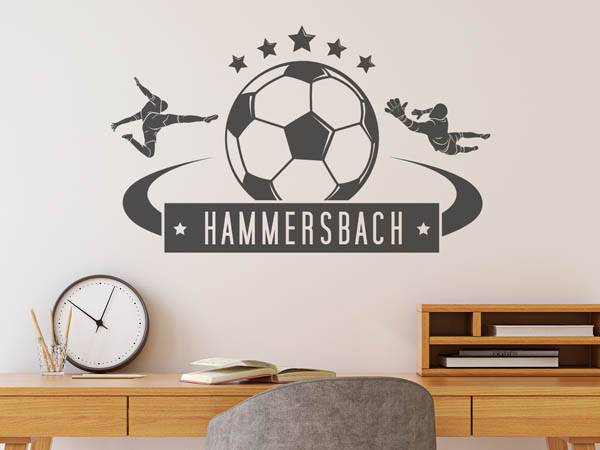 Wandtattoo Hammersbach Fußball