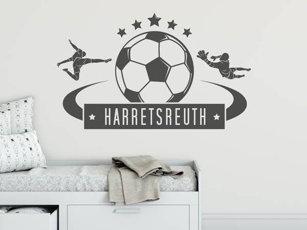 Wandtattoo Harretsreuth Fußball
