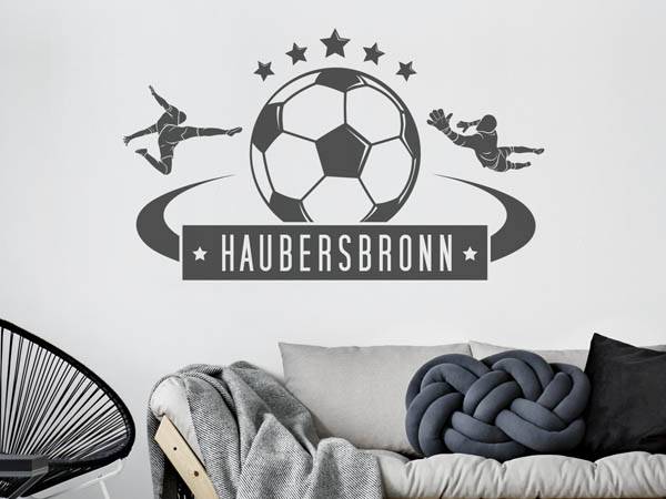 Wandtattoo Haubersbronn Fußball