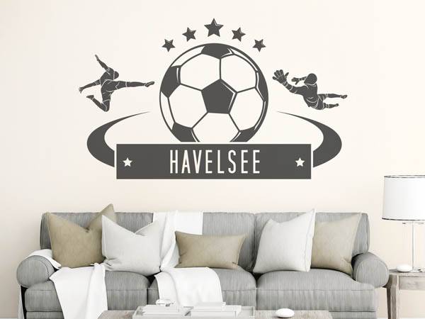 Wandtattoo Havelsee Fußball