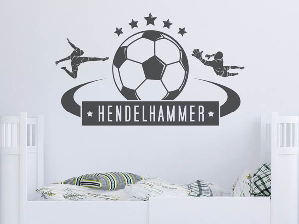 Wandtattoo Hendelhammer Fußball