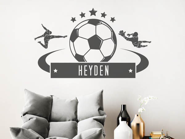 Wandtattoo Heyden Fußball