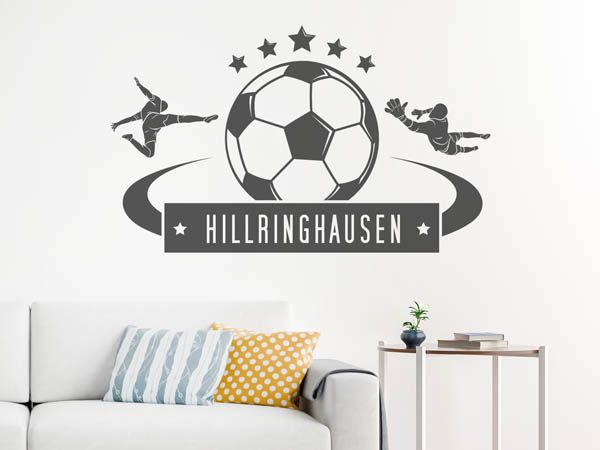 Wandtattoo Hillringhausen Fußball