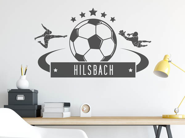 Wandtattoo Hilsbach Fußball