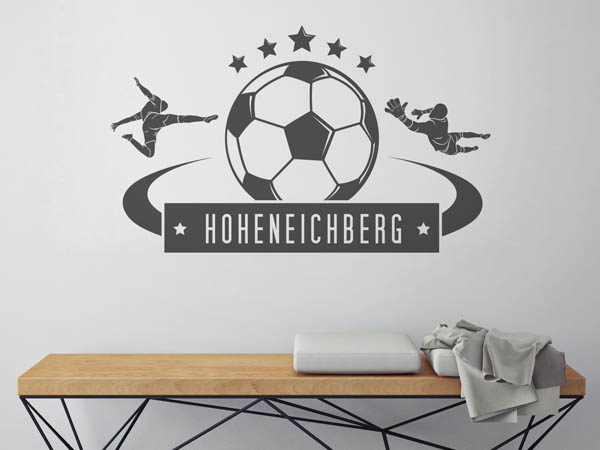 Wandtattoo Hoheneichberg Fußball
