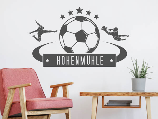 Wandtattoo Hohenmühle Fußball