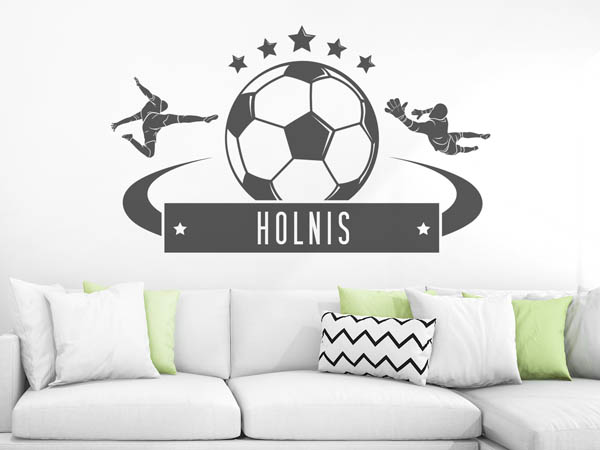 Wandtattoo Holnis Fußball