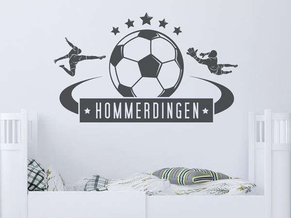 Wandtattoo Hommerdingen Fußball
