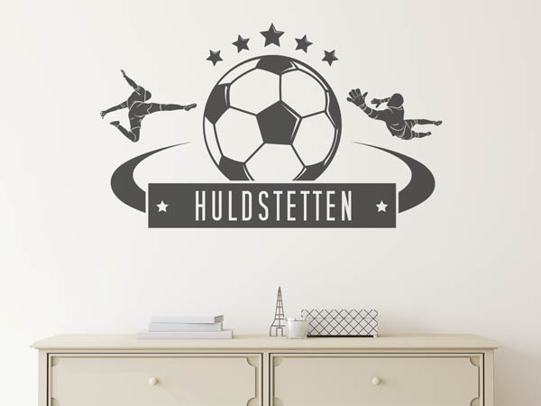 Wandtattoo Huldstetten Fußball
