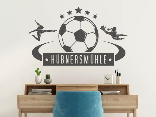 Wandtattoo Hübnersmühle Fußball