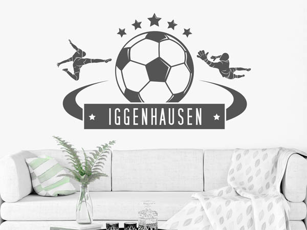 Wandtattoo Iggenhausen Fußball