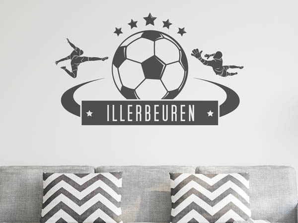Wandtattoo Illerbeuren Fußball