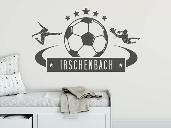 Wandtattoo Irschenbach Fußball