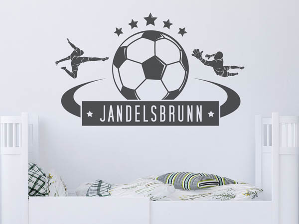 Wandtattoo Jandelsbrunn Fußball