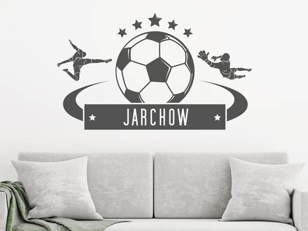 Wandtattoo Jarchow Fußball