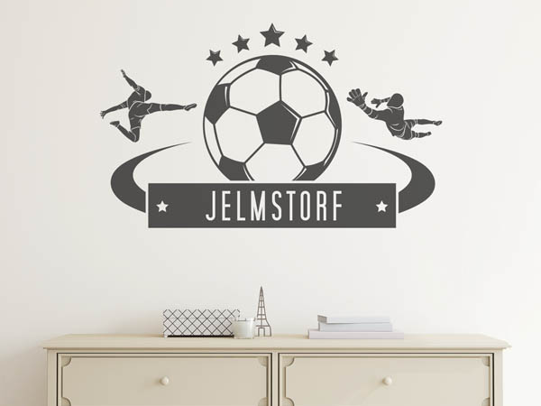 Wandtattoo Jelmstorf Fußball
