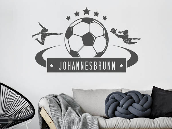 Wandtattoo Johannesbrunn Fußball