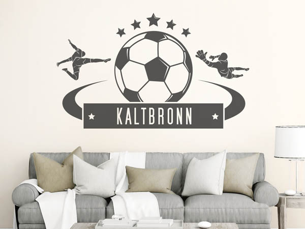Wandtattoo Kaltbronn Fußball