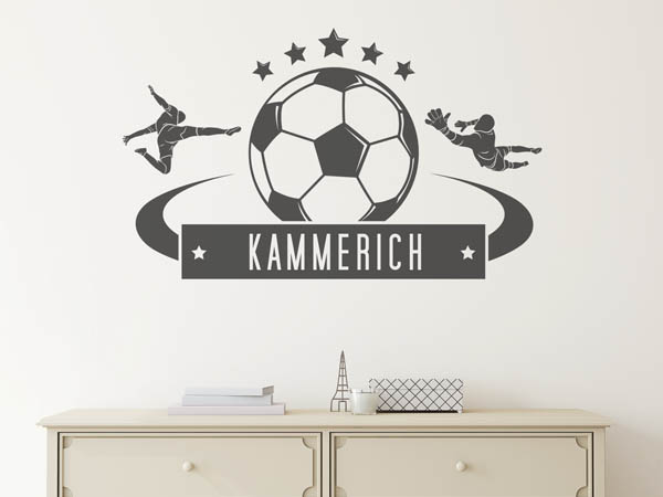 Wandtattoo Kammerich Fußball